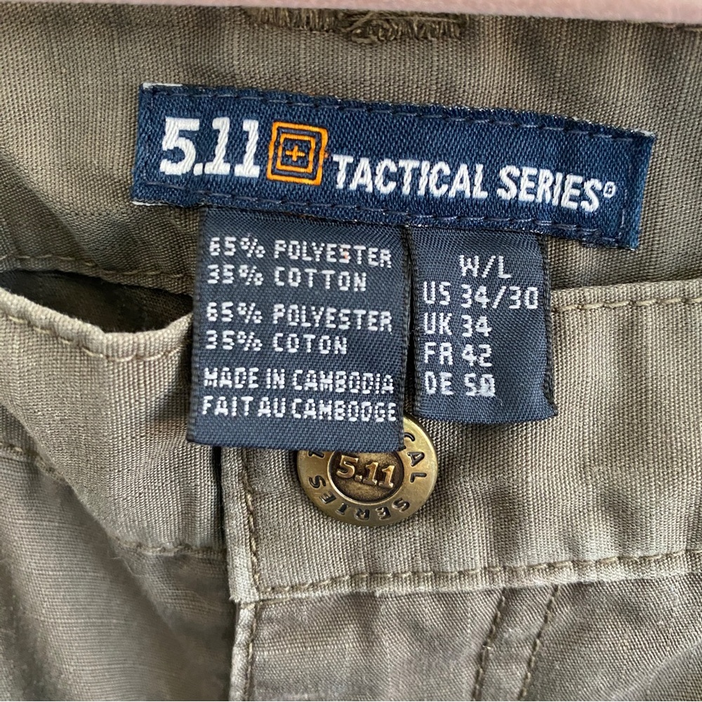Men’s 5.11 Tactical pants waist 34 - Picture 4 of 7